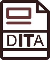 dita creatief icoon ontwerp vector