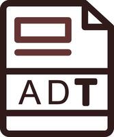 adt creatief icoon ontwerp vector