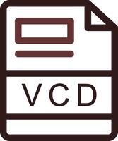 vcd creatief icoon ontwerp vector