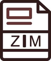 zim creatief icoon ontwerp vector