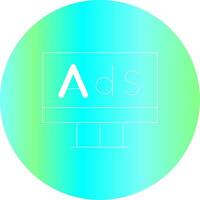reclame creatief icoon ontwerp vector
