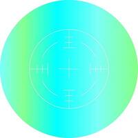 lijn helling cirkel ontwerp vector