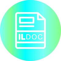 ildoc creatief icoon ontwerp vector