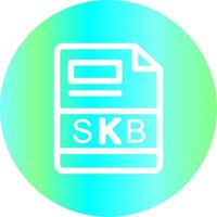 skb creatief icoon ontwerp vector