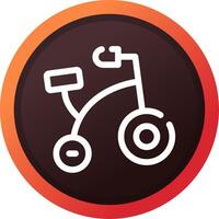 fiets speelgoed- creatief icoon ontwerp vector