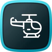 helikopter creatief icoon ontwerp vector