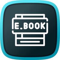 e-boeken creatief icoon ontwerp vector