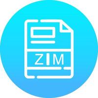 zim creatief icoon ontwerp vector