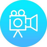 video camera creatief icoon ontwerp vector