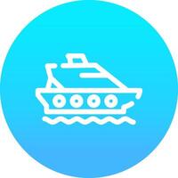 schip creatief icoon ontwerp vector