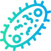 bacterie creatief icoon ontwerp vector