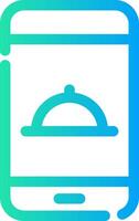 voedsel app creatief icoon ontwerp vector