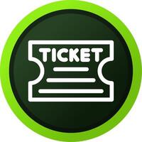 ticket creatief icoon ontwerp vector