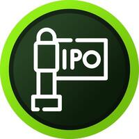 ipo creatief icoon ontwerp vector