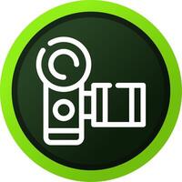 video camera creatief icoon ontwerp vector