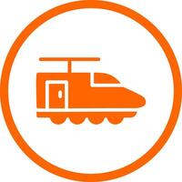 elektrisch trein creatief icoon ontwerp vector