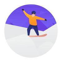 schaatsfiguur concepten vector