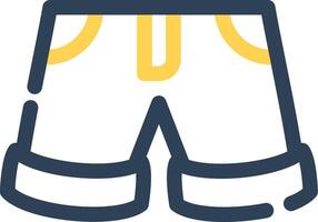 shorts creatief icoon ontwerp vector