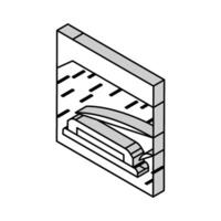 verdieping dekvloer isometrische icoon vector illustratie