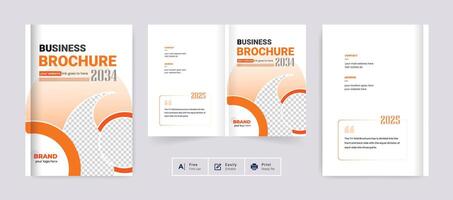 bedrijf brochure Hoes ontwerp sjabloon achtergrond. abstract kleurrijk creatief en modern lay-out voor multipurpose gebruik vector