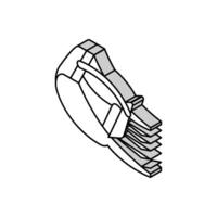 gereedschap bosbes isometrische icoon vector illustratie