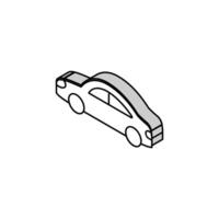 auto speelgoed- kind baby kind isometrische icoon vector illustratie
