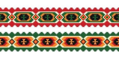 aztec tribal meetkundig etnisch naadloos patroon. etnisch oosters streep grens ornament vector. wijnoogst inheems Amerikaans Afrikaanse Mexicaans. traditioneel ornament. ontwerp textiel, kleding stof, tapijt, inpakken. vector