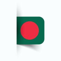 Bangladesh nationaal vlag, Bangladesh nationaal dag, eps10. Bangladesh vlag vector icoon