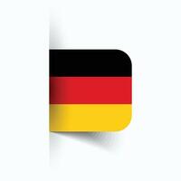 Duitsland nationaal vlag, Duitsland nationaal dag, eps10. Duitsland vlag vector icoon