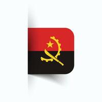 Angola nationaal vlag, Angola nationaal dag, eps10. Angola vlag vector icoon