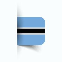 botswana nationaal vlag, botswana nationaal dag, eps10. botswana vlag vector icoon