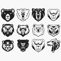 verzameling van beer logos vector