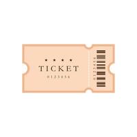 ticket vlak ontwerp vector illustratie. wijnoogst papier toegeven een en ticket monsters icoon.