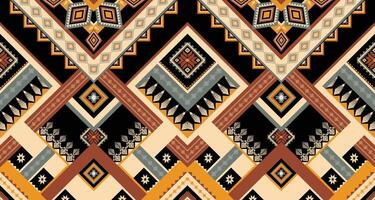 meetkundig etnisch patroon vector. Afrikaanse, Amerikaans, Mexicaans, western aztec motief gestreept en Boheems patroon. ontworpen voor achtergrond, behang, afdrukken, tapijt, inpakken, tegels, batik.vector illustreren. vector