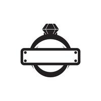 sieraden logo icoon, ontwerp vector illustratie sjabloon