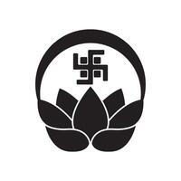 swastika icoon vector illustratie symbool ontwerp