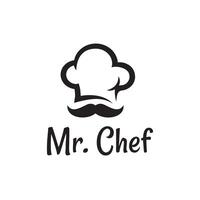 chef logo ontwerp. verwant voedsel logo concept vector