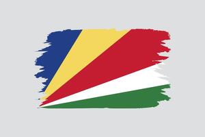officieel vector vlag van Seychellen