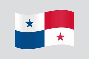 officieel vector vlag van Panama