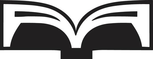 Open boek logo of insigne in boekhandel concept in wijnoogst of retro stijl vector