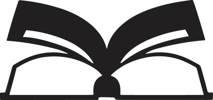 Open boek logo of insigne in boekhandel concept in wijnoogst of retro stijl vector