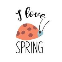 Hallo voorjaar citaten. voorjaar etiket met seizoen schoonschrift citaten, bloemen. positief zinnen voor stickers, ansichtkaarten of affiches. vector illustratie.