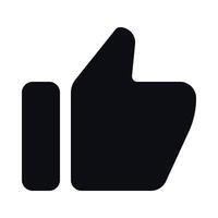 duimen omhoog icoon - positief goedkeuring symbool vector