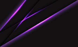 abstract violet paars licht schaduw kruis slash dynamisch op grijs met lege ruimte ontwerp moderne futuristische achtergrond vector