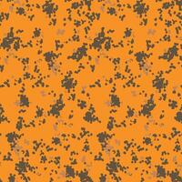 een oranje en grijs camouflage patroon vector