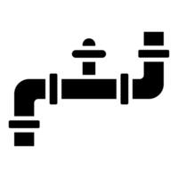 loodgieter icoon lijn vector illustratie