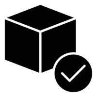 blok verificatie icoon lijn vector illustratie