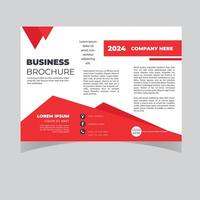 brochureontwerp, brochuresjabloon, creatief gevouwen, trendbrochure vector