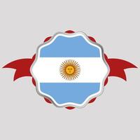 creatief Argentinië vlag sticker embleem vector