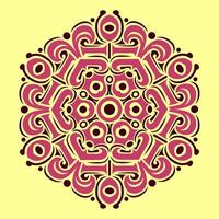 mandala patroon kunst achtergrond vrij vector